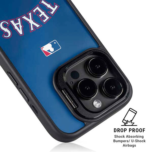 MLB Texas Rangers Alternate/Away Jersey iPhone 14 Pro Kickstand Case